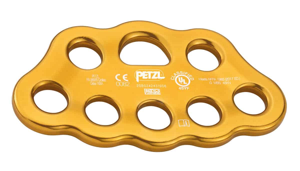paw_yellow Petzl Paw Rigging Plate –Medium/Yellow - Image 1