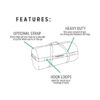 AKONA STEALTH MESH DUFFEL BAG - Image 8