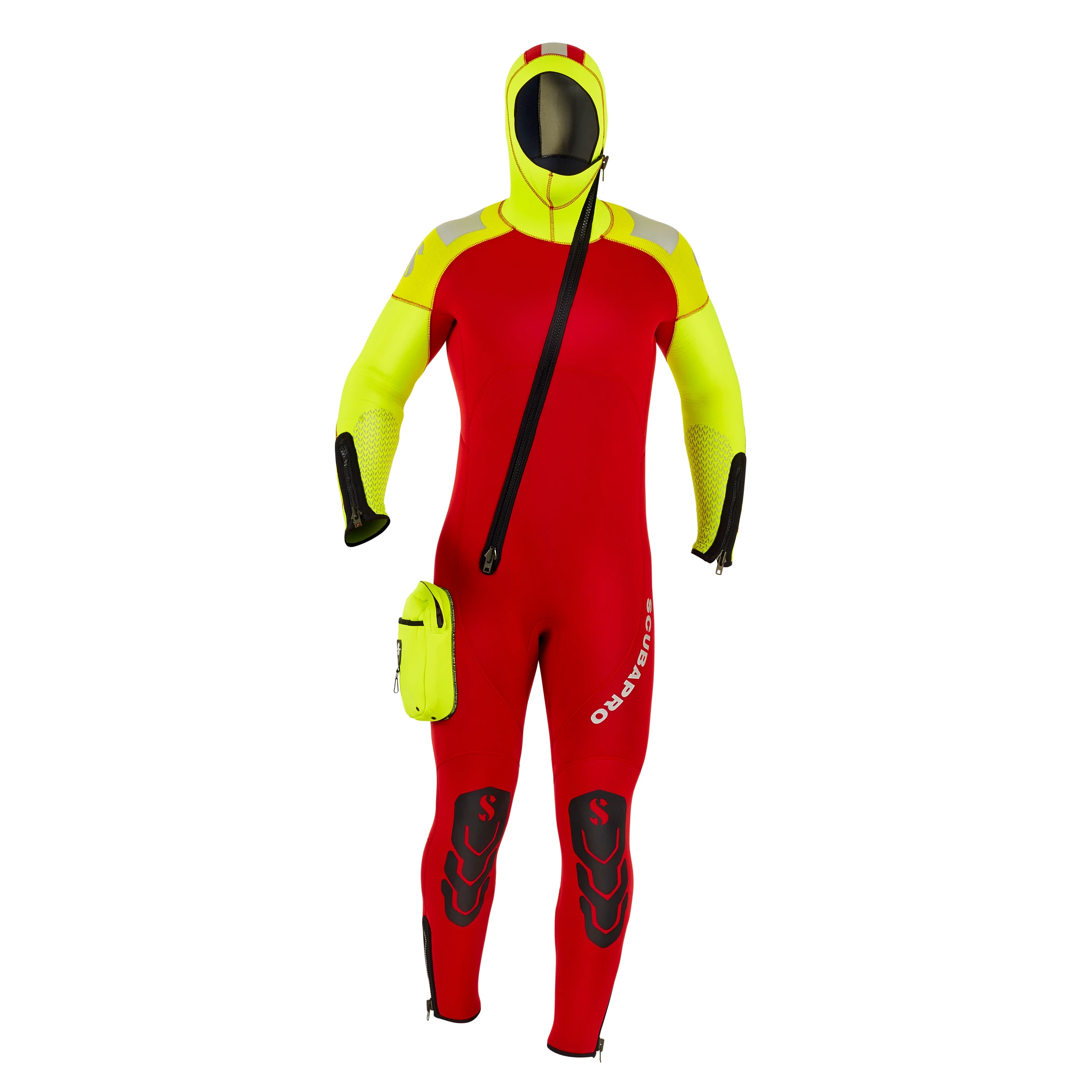 SP_63625X00_Oneflex_Hooded_SAR_7mm_01 SCUBAPRO ONEFLEX SEARCH AND RESCUE HOODED STEAMER WETSUIT, MEN, 7MM - Image 1
