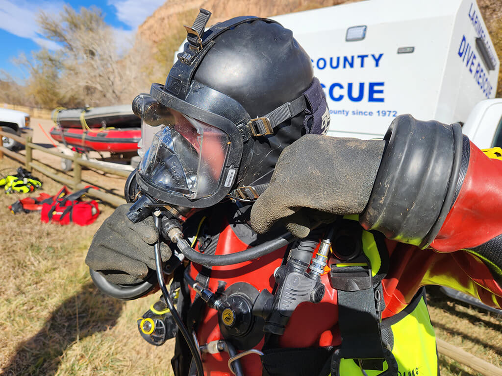 full face mask diver